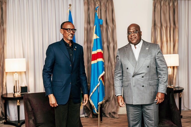 Kagame and Tshisekedi met in Europe